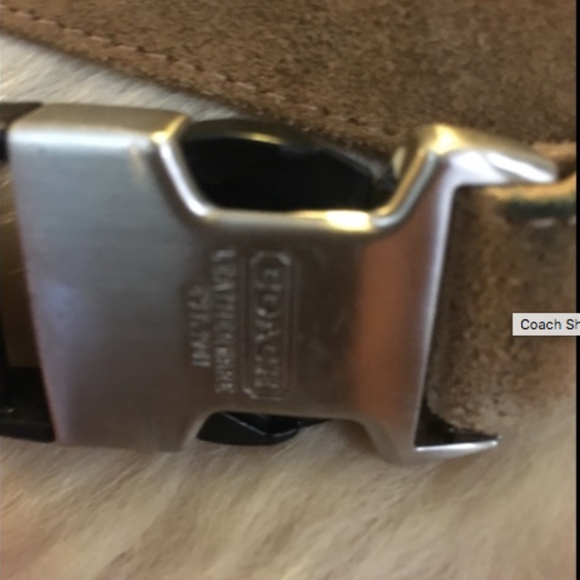 🚫 SOLD Reposh Coach Tan Suede Faux Fur Boots - Picture 3 of 8